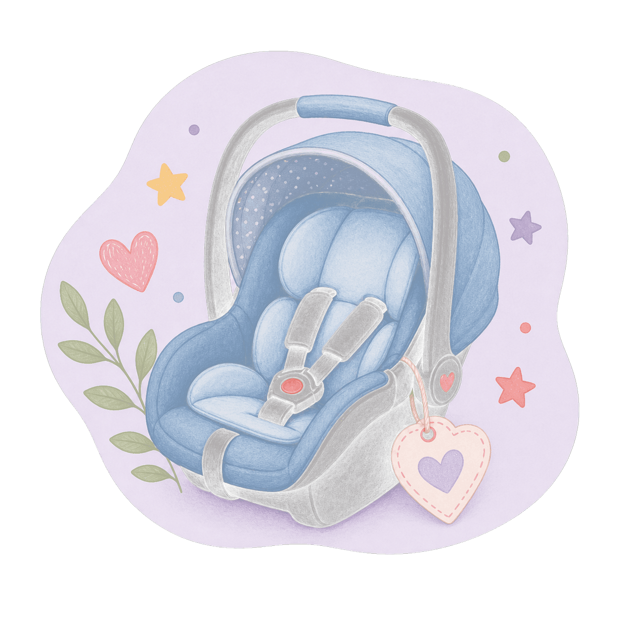 Infant Car Seat with Base — Grey