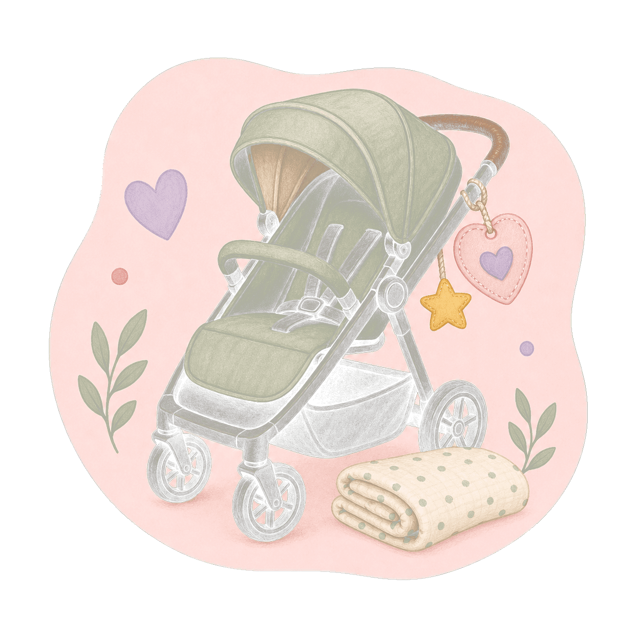 Luvlap Sunshine Stroller — Red